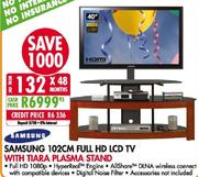 Samsung 102cm Full HD LCD TV with Tiara Plasma Stand