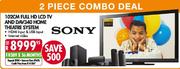 Sony Full HD LCD TV-102cm and DAV340 Home Theatre System