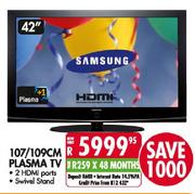 Samsung 42"(107/109cm) Plasma TV