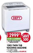 Defy Twin Tub Washing Machine-13kg
