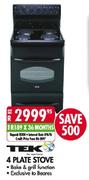 Tek 4 Plate Stove