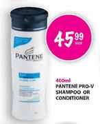 Pantene Pro-V Shampoo or Conditioner-400ml Each