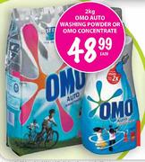 Omo Auto Washing Powder-2kg or Omo Concentrate Each 