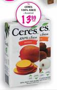 Ceres 100% Juice-1Ltr Each