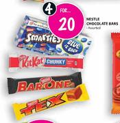 Nestle Chocolate Bars-4's