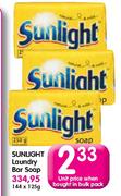 Sunlight Laundry Bar Soap-144 x 125g