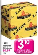 Lion Matches-10's