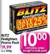 BLITZ Firelighters Promo Pack-500g Each