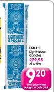 PRICE'S Lighthouse Candles-450g Each