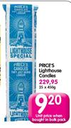 PRICE'S Lighthouse Candles-25 x 450g