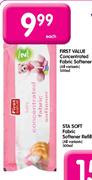 First Value Concentrated Fabric Softener-500ml Each 