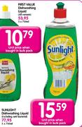 Sunlight Dishwashing Liquid-5 x 750ml