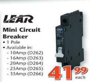 Lear Mini Circuit Breaker-35AMP Each