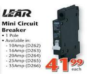 Lear Mini Circuit Breaker-10AMP