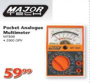 Major Tech Pocket Analogue Multimeter (200OPV)