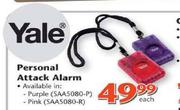Yale Personal Attack Alarm-Each