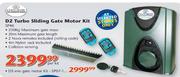 Centurion D2 Turbo Sliding Gate Motor Kit - Per Kit