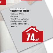Johnson Tiles Ceramic Tile Range 400x400mm-Per Sqm