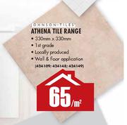 Johnson Tiles Athena Tile Range 330x330mm-Per Sqm