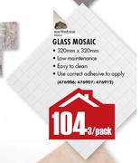 Glass Mosaic 320x320mm-3 Per Pack