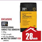 Builders Price Tile Grout-5 Kg 