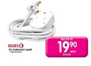 Ellies 3m Extension Lead-Each