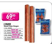 Rufflette Wood Poles Oregon-2m Each
