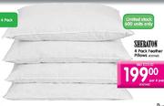 Sheraton 4 Pack Feather Pillows-per pack
