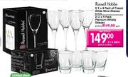 Russell Hobbs 2 x 4 Pack Premium Whisky Glasses