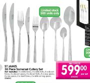 St James 50 Piece Somerset Cutlery Set-per set