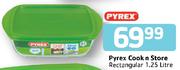 Pyrex Cook n Store Rectangular-1.25L 