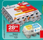 Nulaid Extra Large Eggs-30 Per Tray