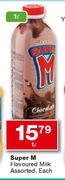 Super M Flavoured Milk Assorted-1l Each
