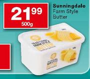 Sunningdale Farm Style Butter-500g