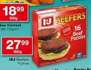 I&J Beefers Patties-800g