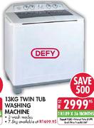 Defy Twin Tub Washing Machine-13kg