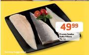 Frozen Jumbo Hake Fillets-Per kg 