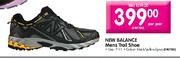 New Balance Mens Trail Shoe (Size-7-11)-per pair