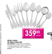 Royal Chain 45 Piece Cutlery Set
