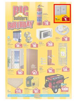 Builders Warehouse : Big Builders Birthday (23 Sep - 7 Oct) - KZN Only, page 6