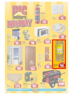 Builders Warehouse : Big Builders Birthday (23 Sep - 7 Oct) - KZN Only, page 6