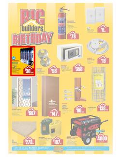 Builders Warehouse : Big Builders Birthday (23 Sep - 7 Oct) - KZN Only, page 6