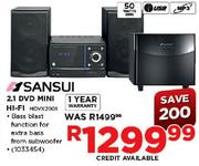 Sansui 2.1 DVD Mini Hi-Fi (MDVX2001)
