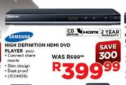 Samsung High Definition HDMI DVD Player (D530)