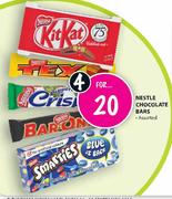 Nestle Chocolate Bars-4's