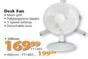 Elements Desk Fan-300mm(FT1201)
