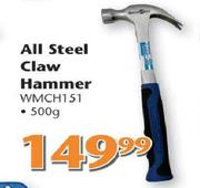 All Steel Claw Hammer-500gm(WMCH151)