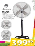 Elements 3-in-1 High Velocity Fan-Per Set(FA453-IN-1)