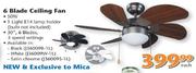 Elements 6 Blade Ceiling Fan-50W Each