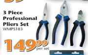 Professional Pliers Set-3 Piece Per Set(WMPS183)